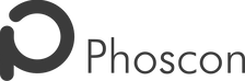 Phoscon-logotypen, med sin eleganta cirkulära design, åtföljs av texten "Phoscon", som symboliserar innovation och effektivitet – egenskaper som är synonyma med Hemautoinstall.